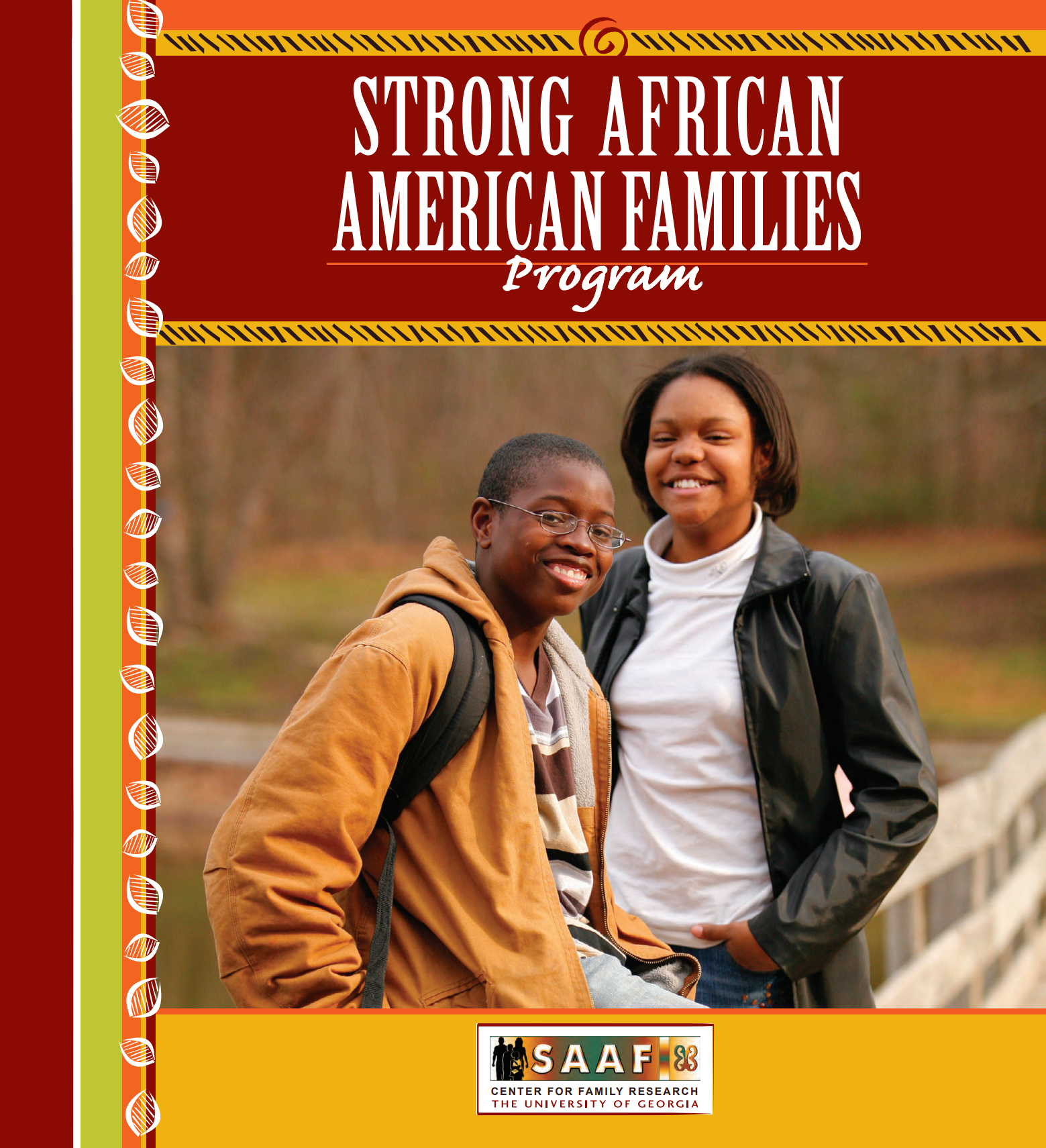 Strong African American Families program manual cover (previous)