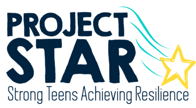 Project STAR logo. Strong teens achieving resilience.