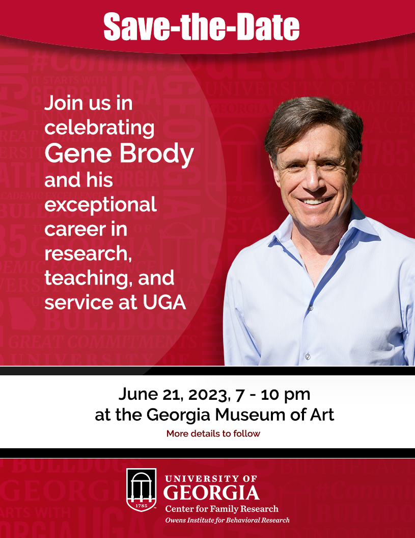 Save the date for Gene Brody's party the evening of June 21.